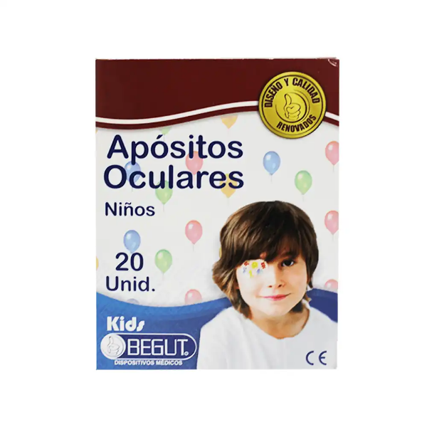 Imagen de APOSITOS OCULARES NIÑO CAJA*20 UND