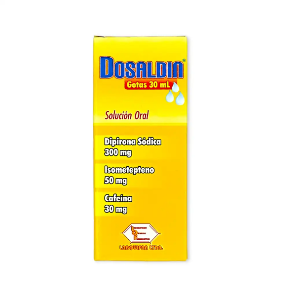 Imagen de DOSALDIN GOTAS FCO*30 ML (DIPIRONA/ISOMECTENO/CAFEINA)