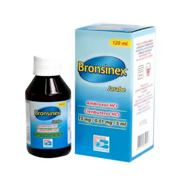 Imagen de BRONSINEX ( AMBROXOL HCI ) JARABE*120 ML