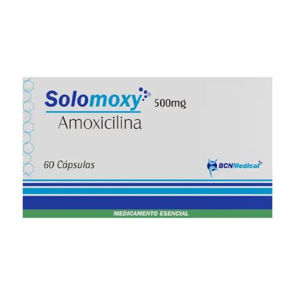 Imagen de SOLOMOXY (AMOXICILINA) 500 MG *60 CAPSULAS