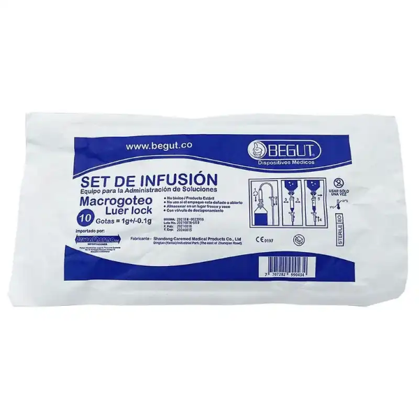 Imagen de SET INFUSION MACROGOTEO 10GT/ML