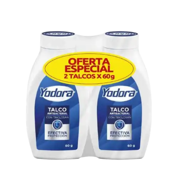 Imagen de TALCO YODORA*60Gr+TALCO YODORA*60Gr