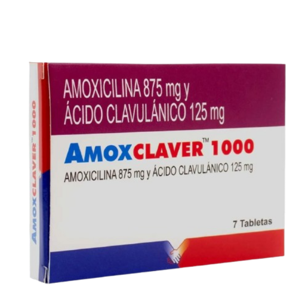 Imagen de AMOXCLAVER 1000 MG  *7 TAB