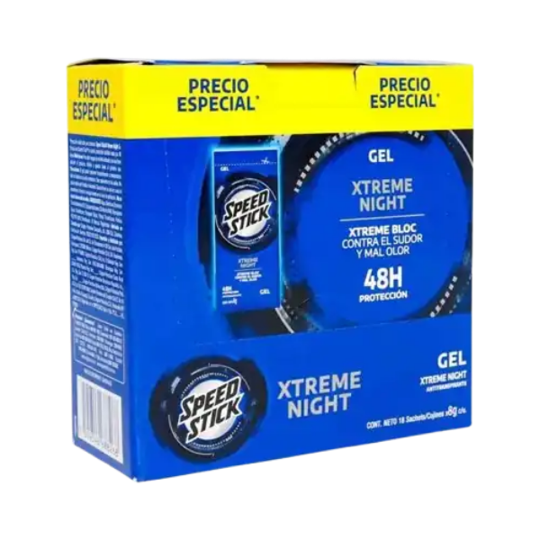 Imagen de SPEED STICK GEL XTREME NIGTH *18 SOBRES