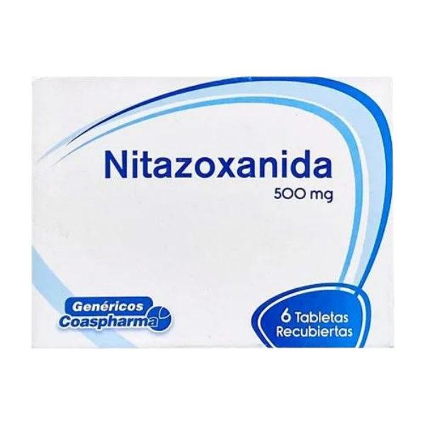 Imagen de NITAZOXADINA 500 MG *6 TAB