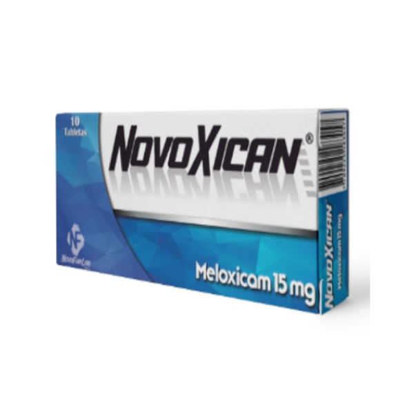 Imagen de NOVOXICAN 15MG (MELOXICAM) CJ*10 TABS