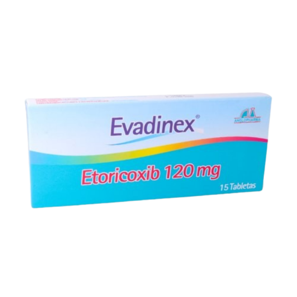 Imagen de EVADINEX (ETORICOXIB 120 MG) *15 TAB