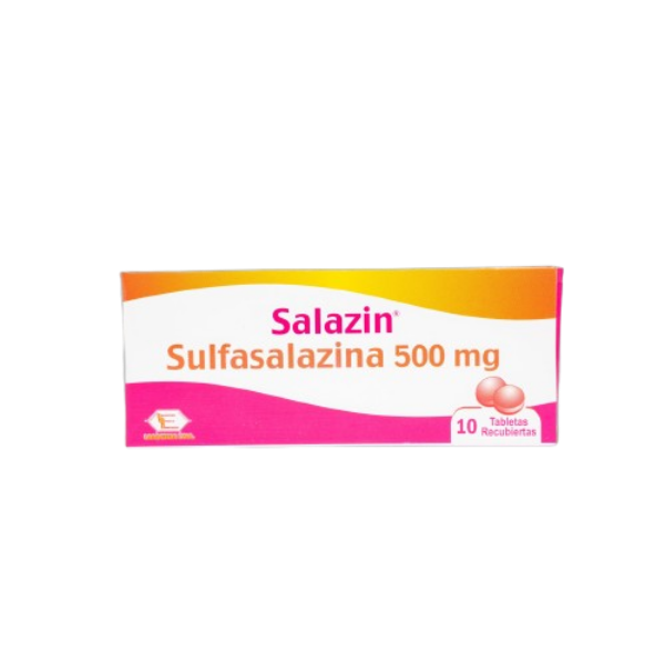 Imagen de SALAZIN(SULFASALAZINA )500 MG *10 TAB