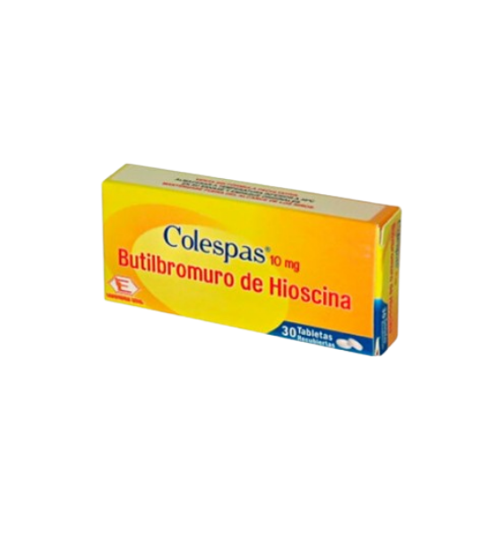 Imagen de COLESPAS (BUTILBROMURO HIOSCINA)* 30 TAB