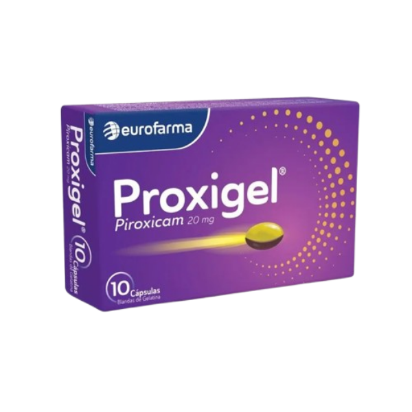 Imagen de  PROXIGEL (Piroxicam 20MG)*10CAPS