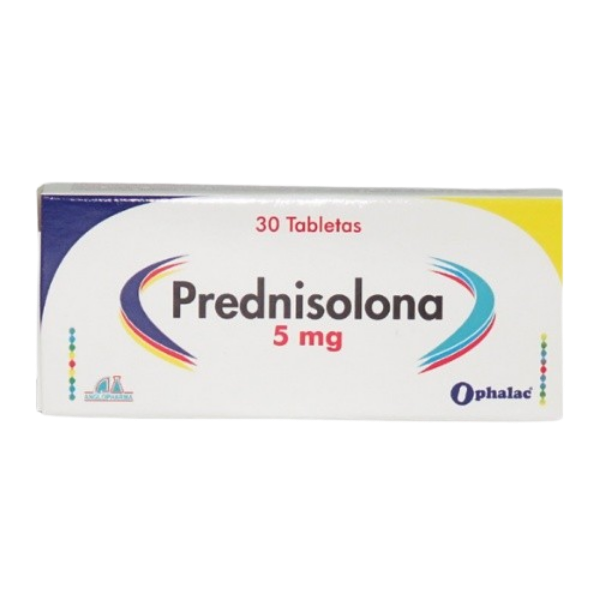 Imagen de PREDNISOLONA 5MG *30TABLETAS