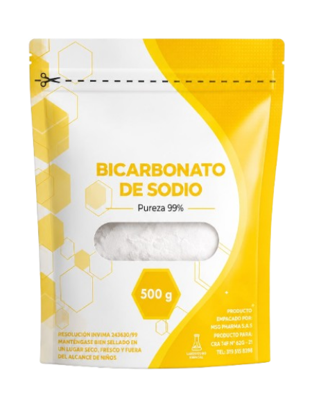 Imagen de BICARBONATO DE SODIO *500 GR