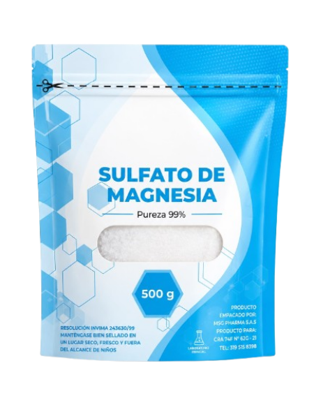 Imagen de SULFATO DE MAGNESIA *500 GR