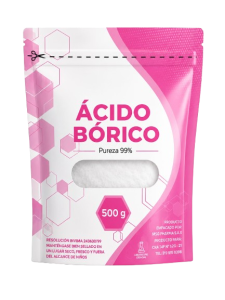 Imagen de ACIDO BORICO *500 GR