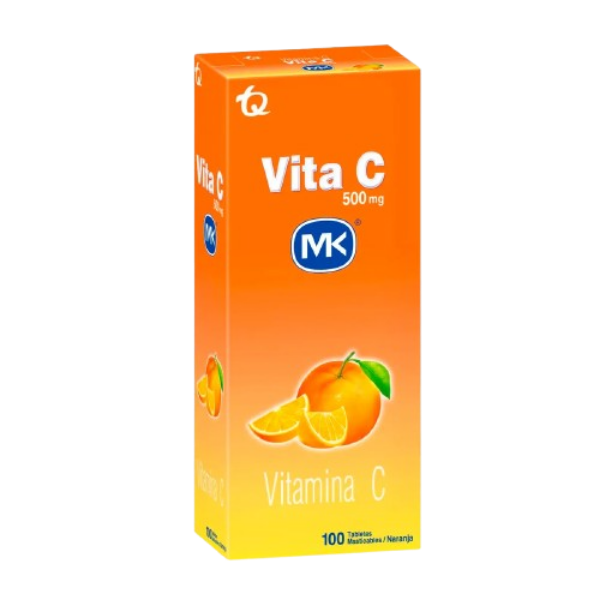 Imagen de VITA C 500MG*100TAB SABOR NARANJA
