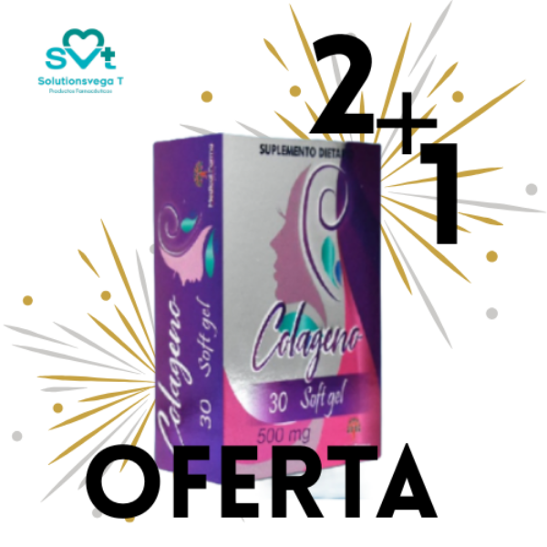 Imagen de OFERTA COLAGENO 500UI*30 SOFTGEL 2+1